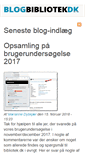 Mobile Screenshot of blog.bibliotek.dk